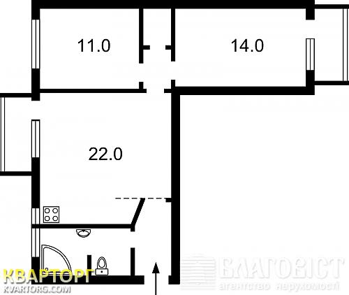 Sell 3-room apartment. Киев, пр. Энтузиастов — photo 9