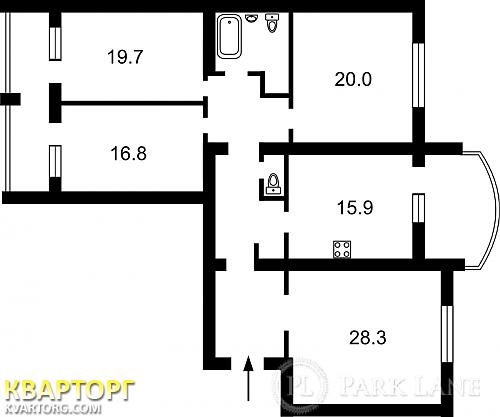 Sell 4-room apartment. Киев,  Героев Сталинграда пр — photo 3
