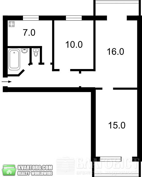 Sell 3-room apartment. Киев, Лесной пр — photo 9