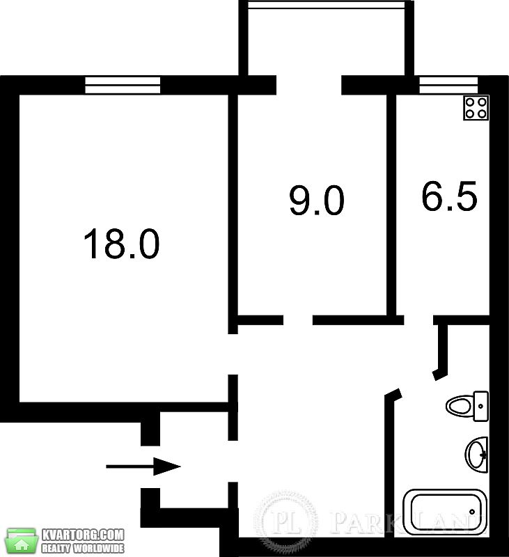 Sell 2-room apartment. Киев,  Рейтарская — photo 2