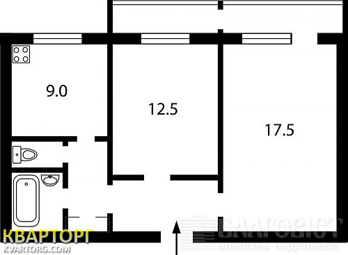 продам 2-комнатную квартиру. Киев,   Харьковское шоссе - фото 2
