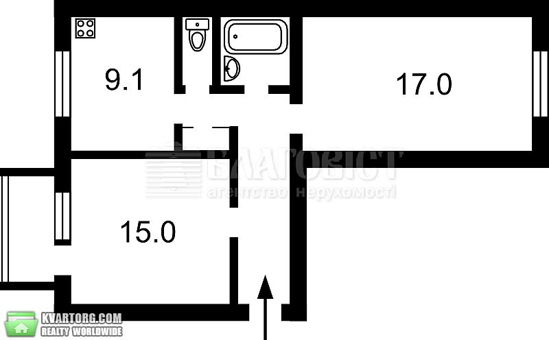 Sell 2-room apartment. Киев,  Киквидзе — photo 2