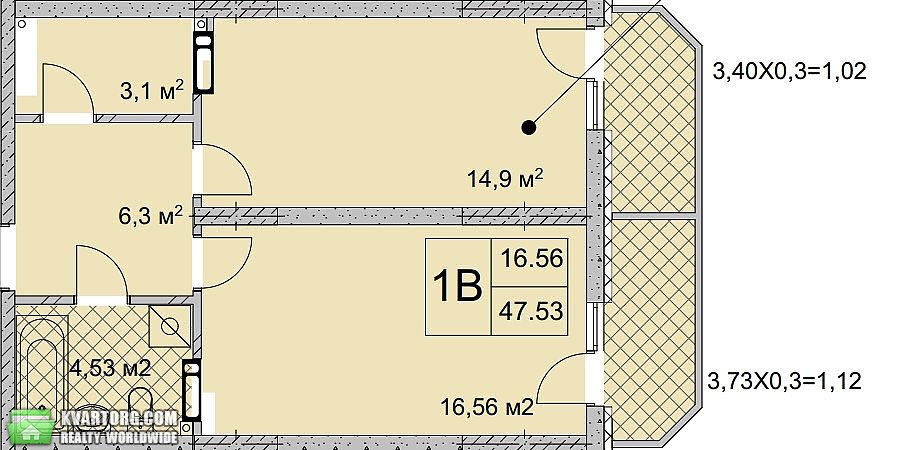 Sell 1-room apartment. Киев, Лысогорский спуск — photo 7
