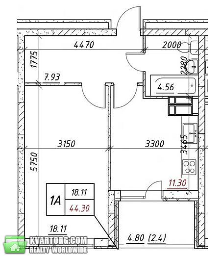 Sell 1-room apartment. Киев, пер. Балтийский — photo 2