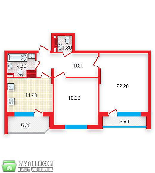 Sell 2-room apartment. Киев,  Златоустовская — photo 2