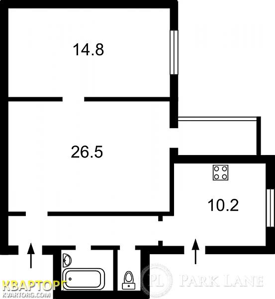 Sell 2-room apartment. Киев, Горького — photo 2