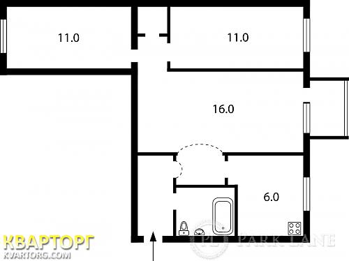 Sell 3-room apartment. Киев, Бастионная — photo 2
