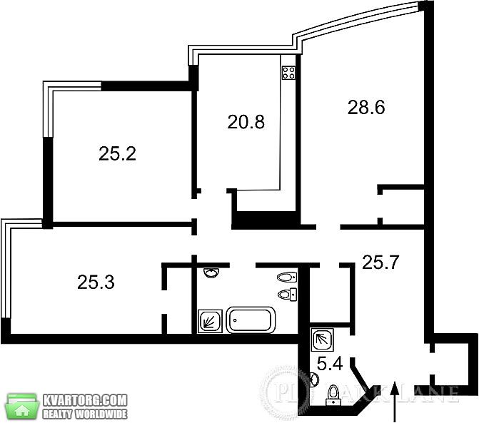 Sell 3-room apartment. Киев,  Кловский спуск — photo 2
