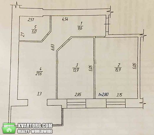 Sell 2-room apartment. Днепропетровск, Высоковольтная — photo 1