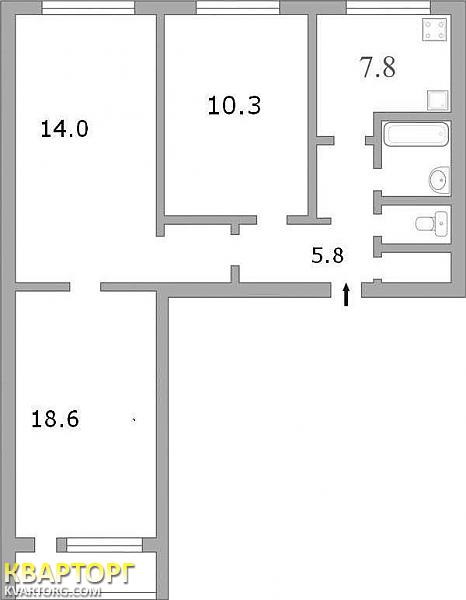 Sell 3-room apartment. Киев,  Героев Сталинграда пр — photo 2