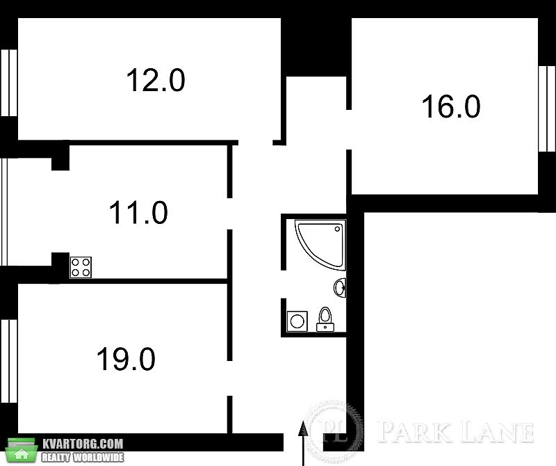 Sell 3-room apartment. Киев,  Радужная — photo 9