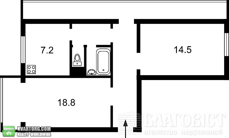 Sell 2-room apartment. Киев,  Щорса пер — photo 9