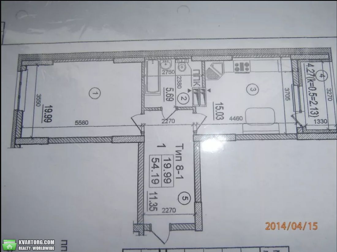 Rent out 1-room apartment. Киев,  Чавдар — photo 10