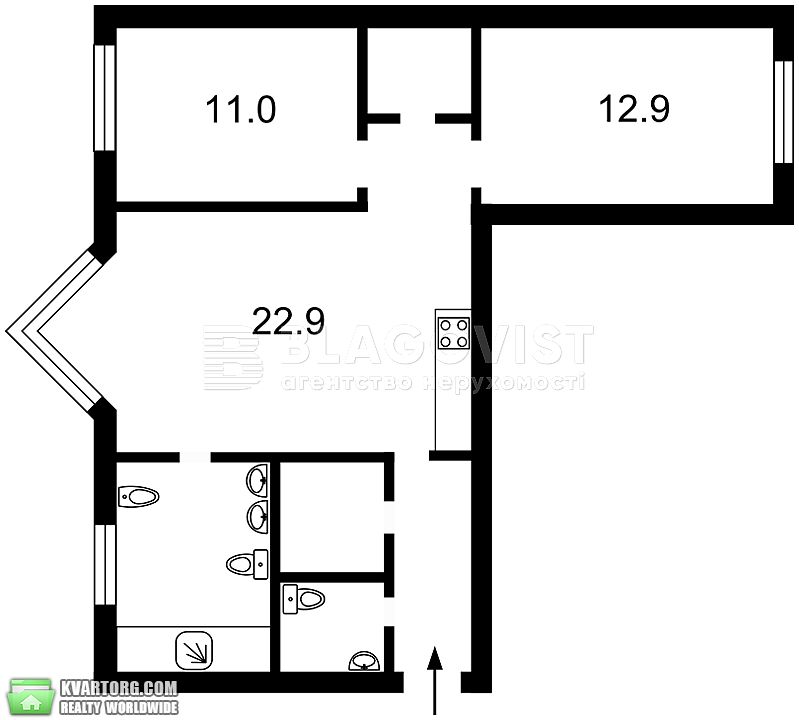 Sell 3-room apartment. Киев,  Леси Украинки бул — photo 8