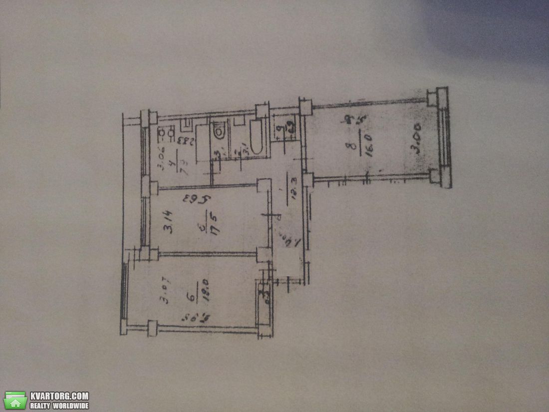 Sell 3-room apartment. Киев, Бульв. Леси Украинки — photo 2