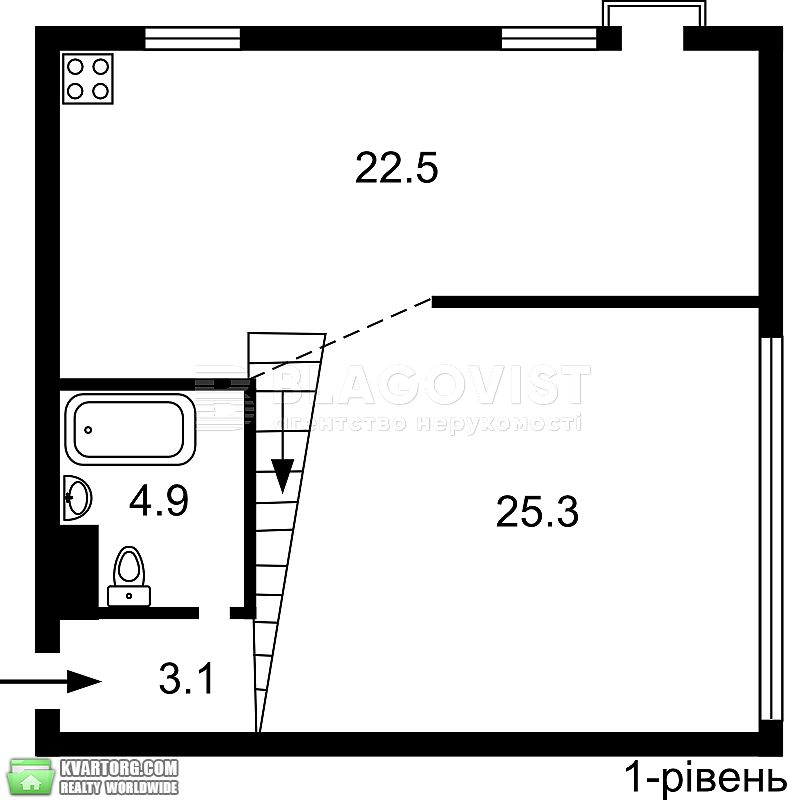Sell 3-room apartment. Киев, Луценка Дмитра — photo 6