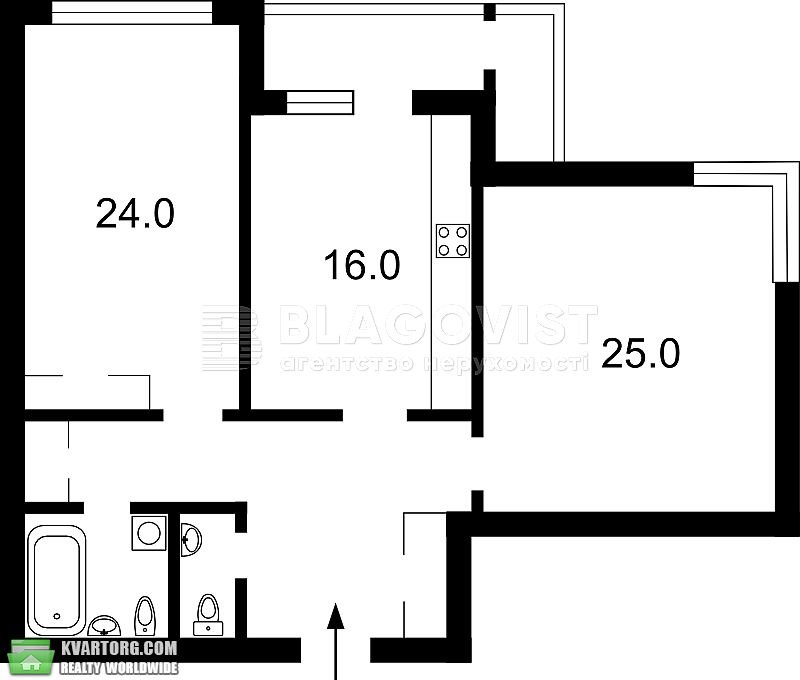 Rent out 2-room apartment. Киев,  Ирпенская — photo 3