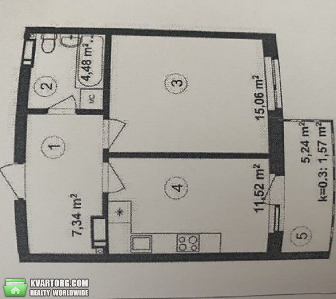 Sell 1-room apartment. Киев,  Метрологическая — photo 3