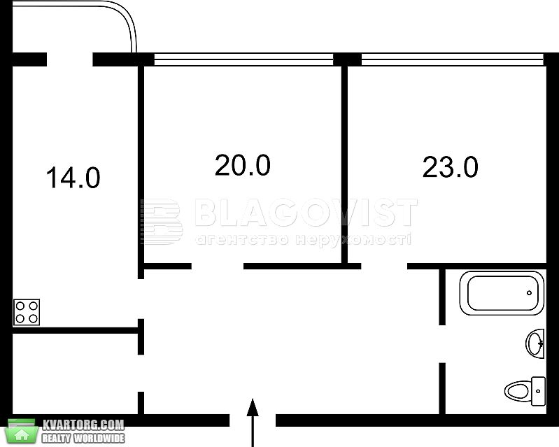 Rent out 2-room apartment. Киев,  Верховинная — photo 2