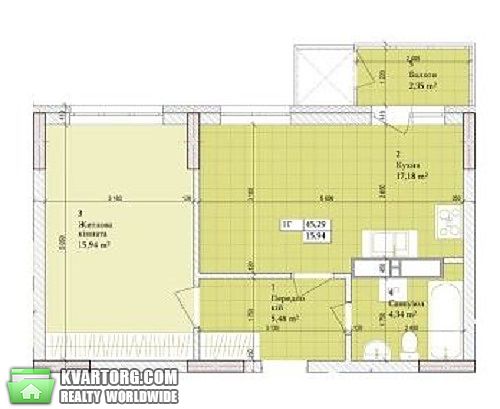 Sell 2-room apartment. Киев,  Сосюры — photo 5