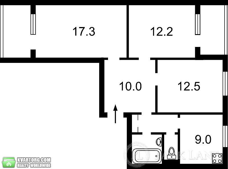 Sell 3-room apartment. Киев,  Ахматовой — photo 9