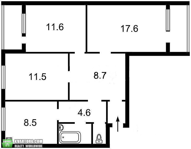 Sell 3-room apartment. Киев,  Правды пр — photo 2