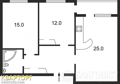 Sell 2-room apartment. Киев,  Саперно-Слободская — photo 4