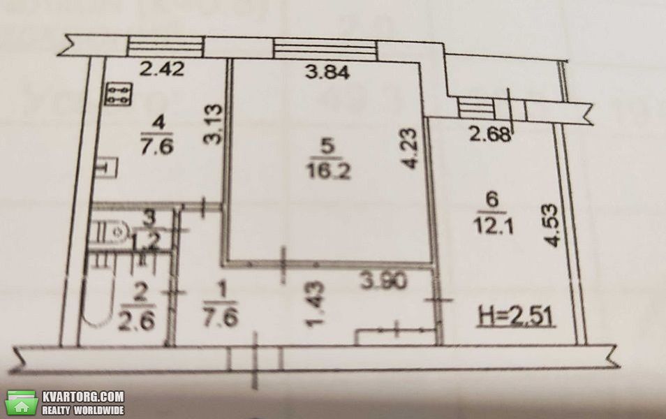 Sell 2-room apartment. Киев,  Доброхотова — photo 8