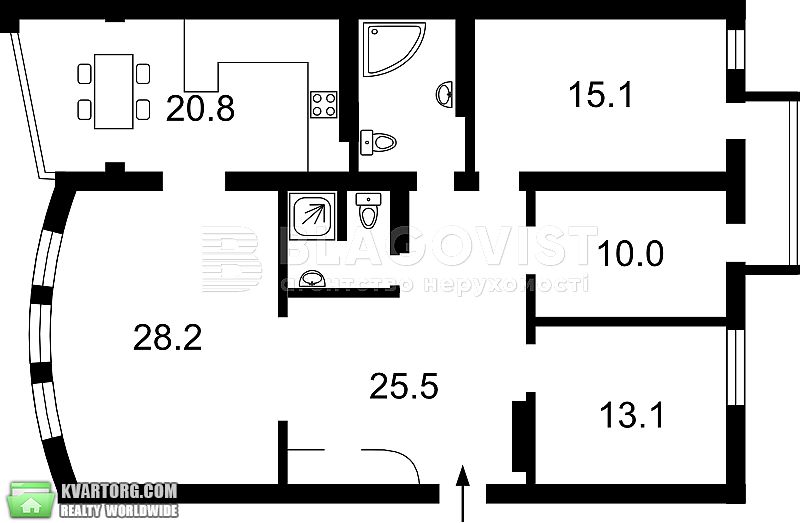Sell 4-room apartment. Киев,  Введенская — photo 5