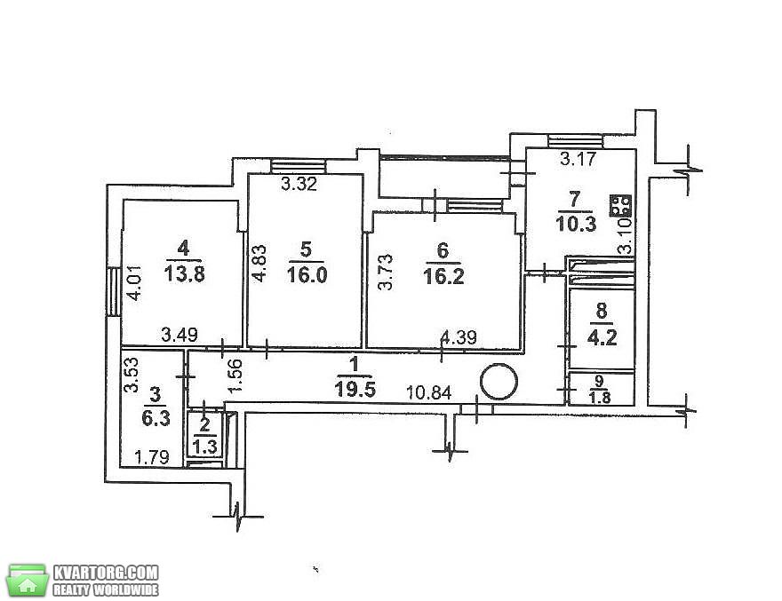 Rent out 3-room apartment. Киев, Гонты — photo 9