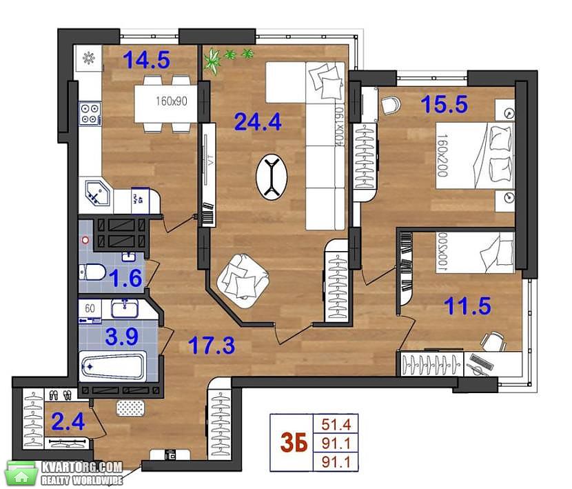 Sell 3-room apartment. Одесса, Бочарова — photo 1
