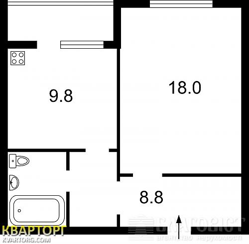 Sell 1-room apartment. Киев, Цветаевой — photo 2
