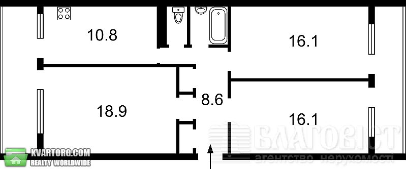Sell 3-room apartment. Киев,  Васильковская — photo 2