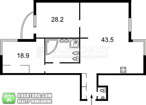 Rent out 3-room apartment. Киев,  Старонаводницкая — photo 3