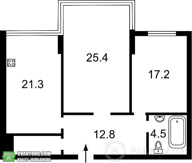 Sell 2-room apartment. Киев,  Днепровская наб — photo 6