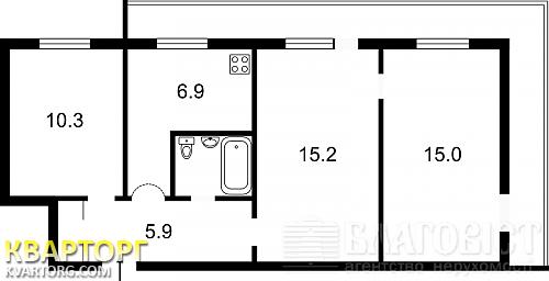 Sell 3-room apartment. Киев,  Серафимовича — photo 2