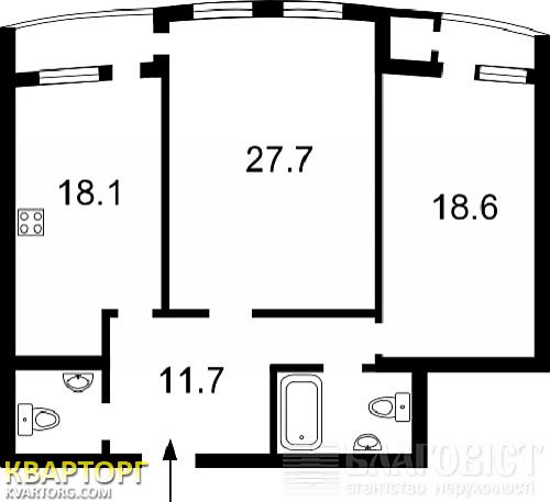 Sell 2-room apartment. Киев,  Леси Украинки бул — photo 2