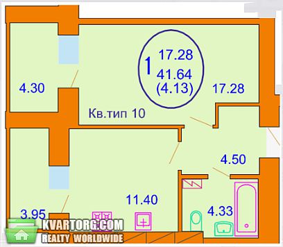 Sell 1-room apartment. Киев, Чубинского — photo 1