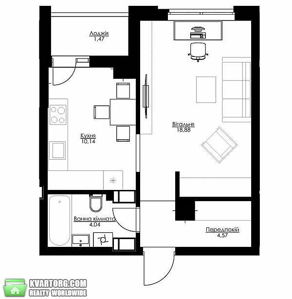 Sell 1-room apartment. Киев,  Победы пр — photo 3