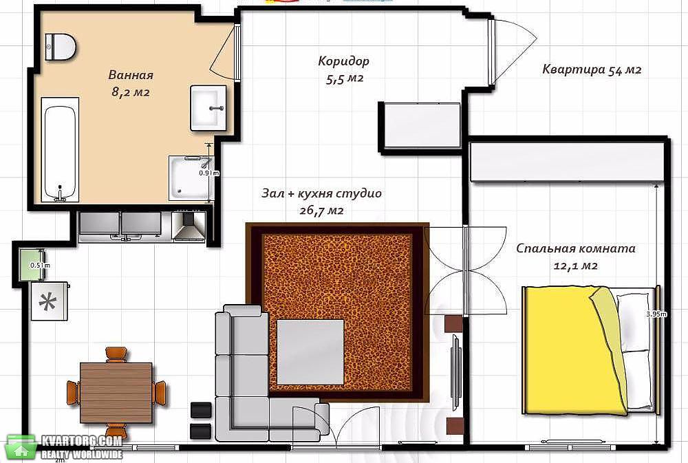 Rent out 2-room apartment. Киев, Пушкинсккая — photo 7