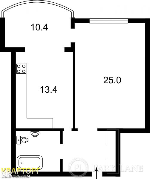 Sell 1-room apartment. Киев,  Героев Сталинграда пр — photo 4