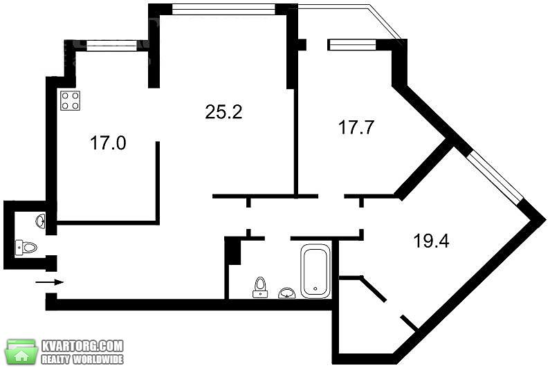 Sell 3-room apartment. Киев,  Срибнокильская — photo 8