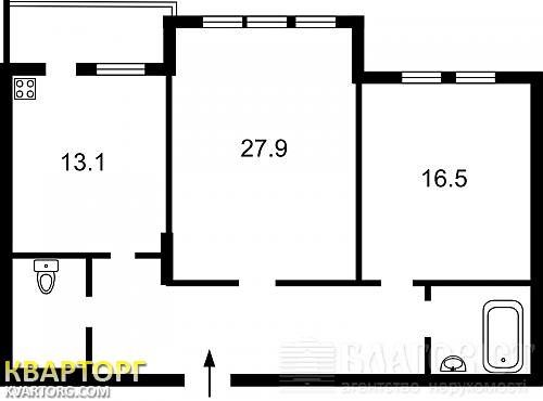 Sell 2-room apartment. Киев,  Танковая — photo 1