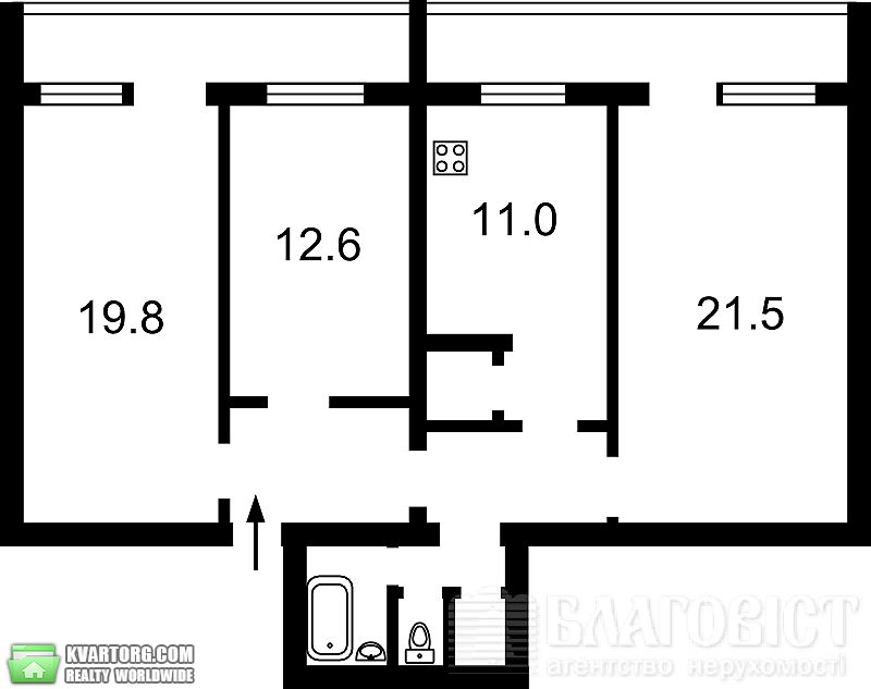 Sell 3-room apartment. Киев, 40-летия Октября просп — photo 5