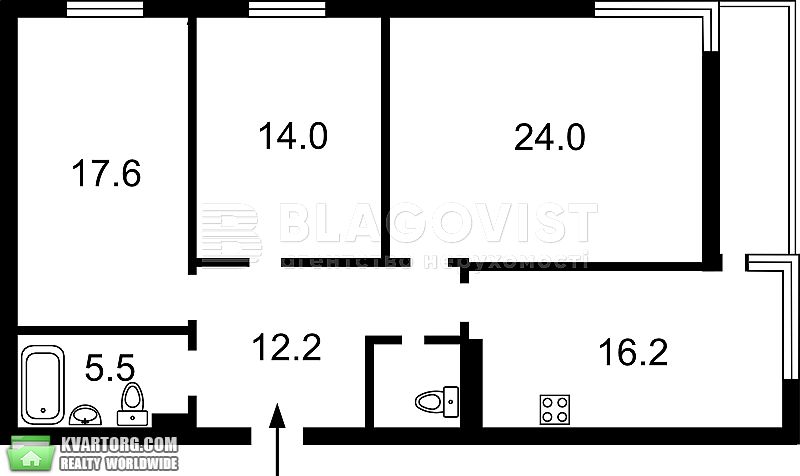 Sell 3-room apartment. Киев,  Саперное поле — photo 2