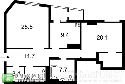 Sell 2-room apartment. Киев, Руданского — photo 2