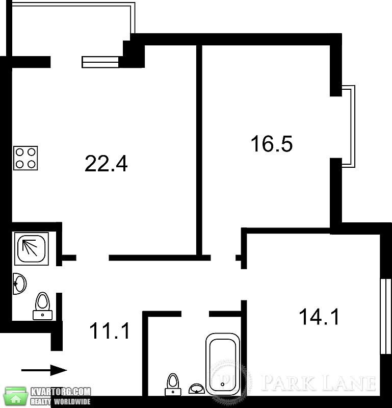Sell 2-room apartment. Киев,  Златоустовская — photo 3