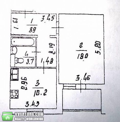 Sell 1-room apartment. Киев,  Милославская — photo 2