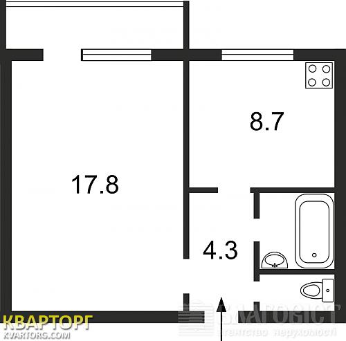 Sell 1-room apartment. Киев, Викентия Биретти — photo 3