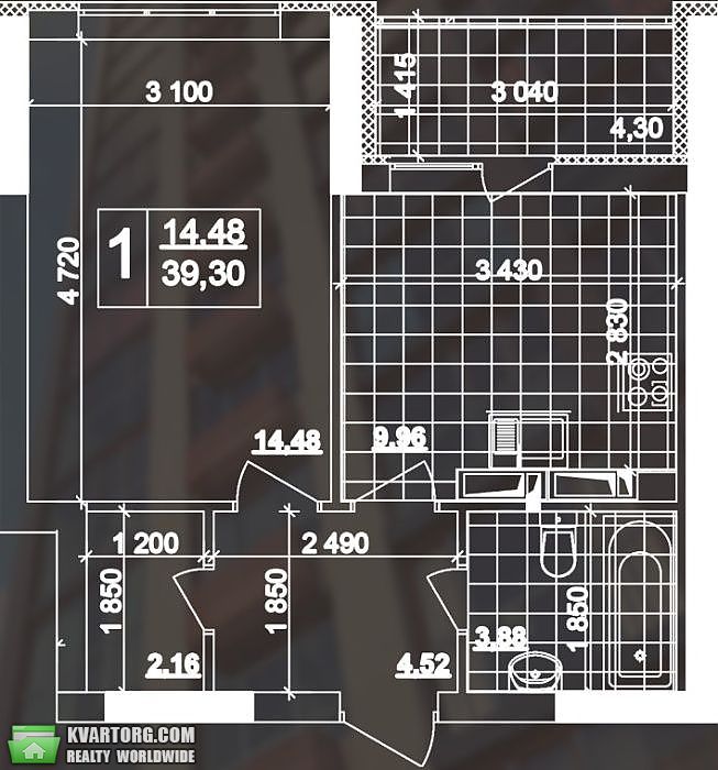 Sell 1-room apartment. Киев,  Тираспольская — photo 8
